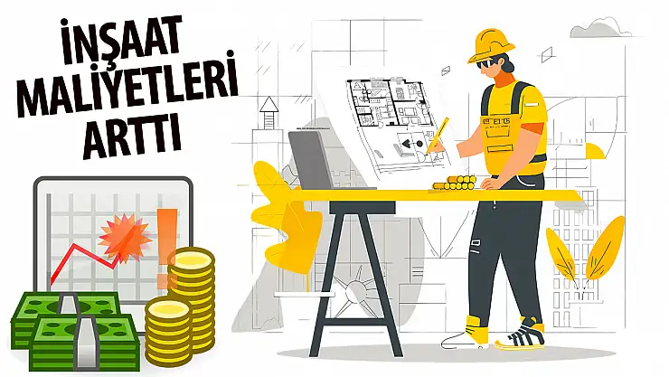 İnşaat maliyet endeksi yıllık yüzde 67,87 arttı