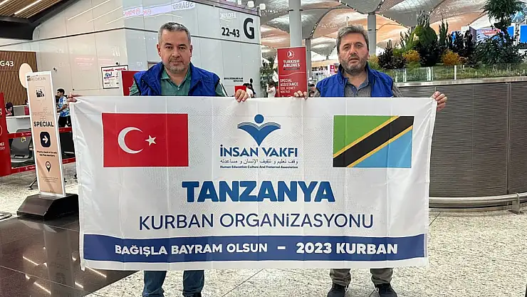İnsan Vakfı Konya şubesi o ülkeye Kurban emanetlerin ulaştırdı