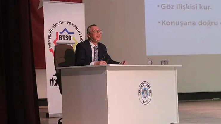'İş hayatında etkili iletişim, etkili yöneticilik, liderlik' konulu seminer