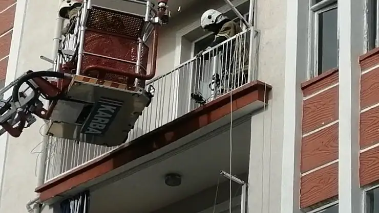 Isparta'da facianın eşiğinden dönüldü! Soba kovası yangına neden oldu!