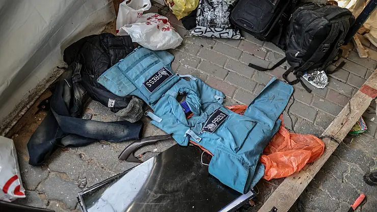 İsrail ordusu Anadolu Ajansı'nın da çadırının bulunduğu bölgeye saldırı düzenledi