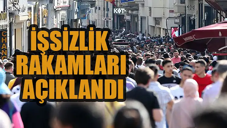 İşsizlik rakamları açıklandı