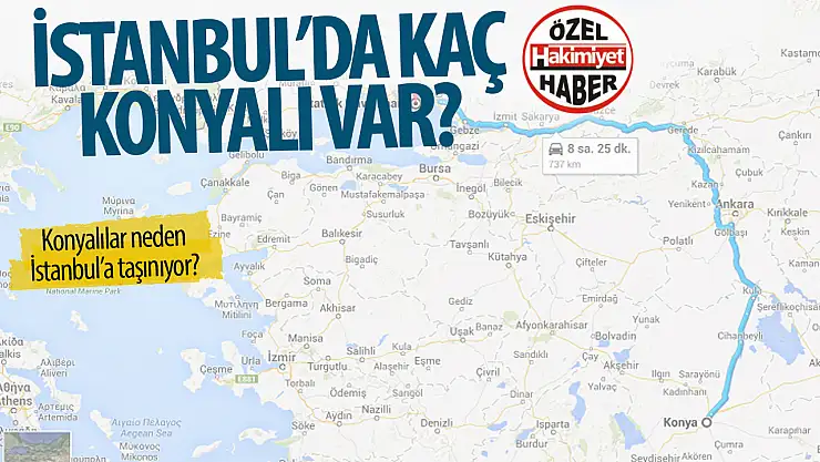 İstanbula'da 164.077 Konyalı yaşıyor: Hemşehrilik bağları İstanbula'da güçleniyor