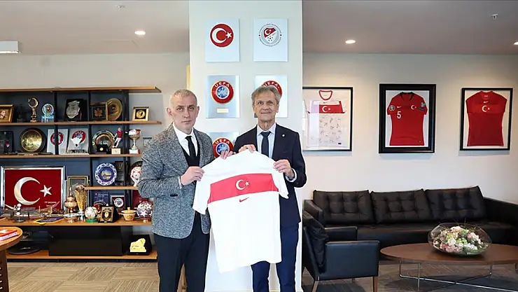 İsviçre Futbol Federasyonu Başkanı Blanc'tan TFF'ye ziyaret