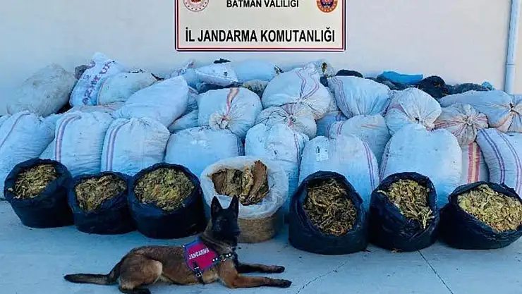 Kaçak 3 ton 640 kilogram tütün ele geçirildi