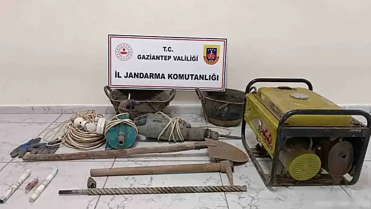 Kaçak kazı yapan 2 kişi yakalandı