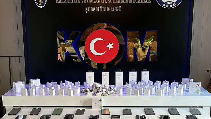 Kaçak telefon operasyonu düzenlendi!