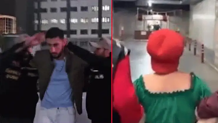 Kadına tasma takıp sokakta gezdirmişti: Tutuklandılar