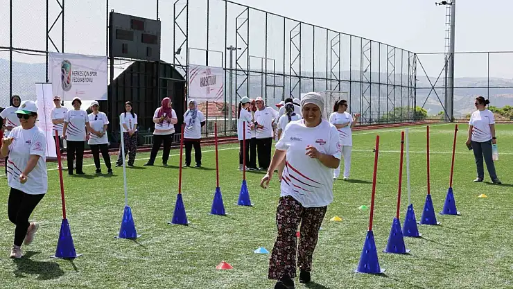 Kadınlardan spor etkinliklerine yoğun ilgi