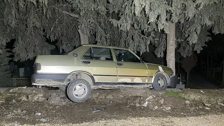 Kalp krizi geçirince otomobiliyle ağaca çarptı: 1 ölü