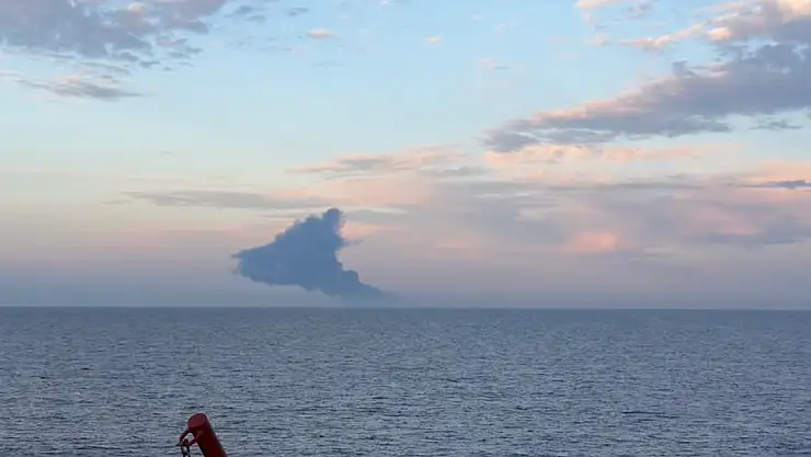 Kandıra açıklarında gemi alev aldı: Ekipler seferber oldu