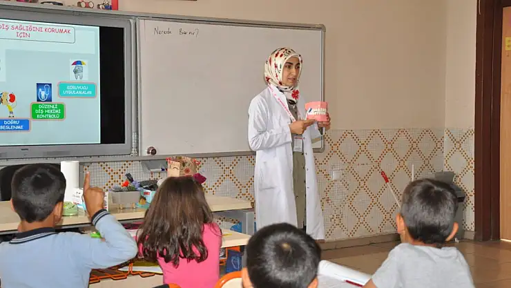 Karaman'da öğrencilere sağlık eğitimi verildi