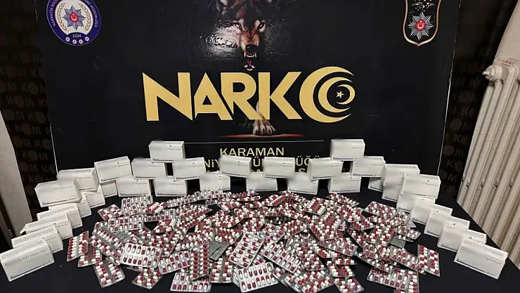 Karaman'da uyuşturucu ticareti yapan şahsa operasyon!