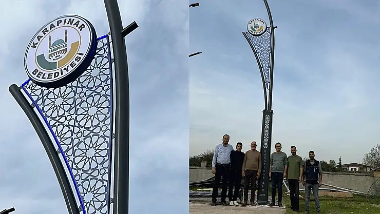 Karapınar caddelerine modern dokunuş