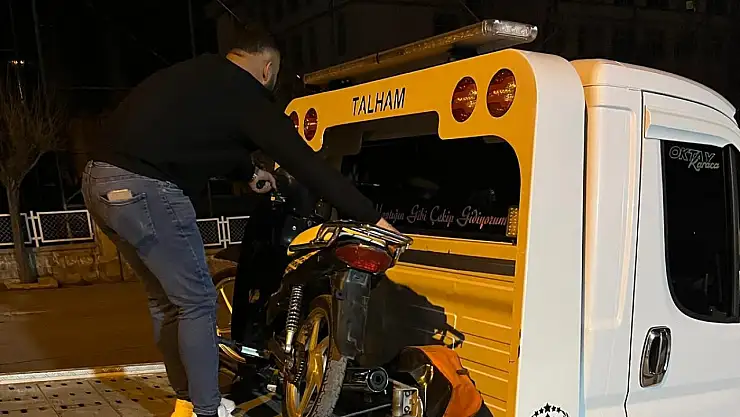Karapınar'da motosiklet denetimleri sürüyor