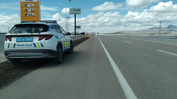 Karapınar'da trafik denetimi!