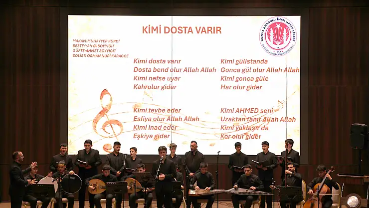 Karatay Belediyesi'nden Türk tasavvuf konseri