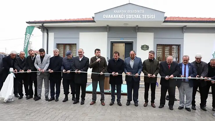 Karatay Belediyesi Ovakavağı'na sosyal tesis kazandırdı