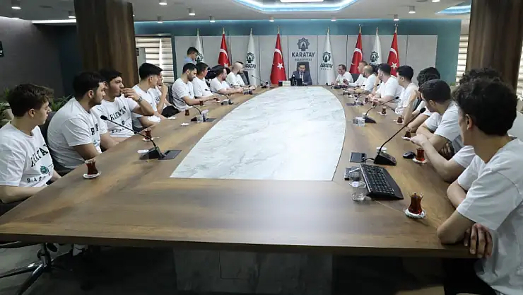 Karatay Belediyespor'dan Başkan Kılca'ya başarı ziyareti!