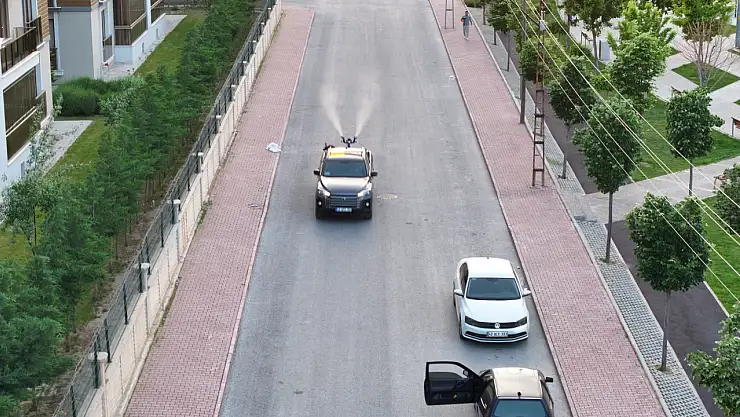 Karatay'da Kurban Bayramı öncesi haşerelere karşı yoğun mücadele