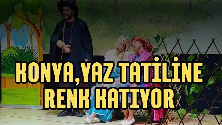 'Karlar Ülkesi Yıldıztaşı Kolyesi' Konya'da minik seyircilerle buluşuyor