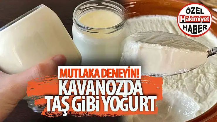 Kavanozda taş gibi yoğurt nasıl mayalanır? İşte püf noktaları ile evde taş gibi yoğurt mayalama tarifi!