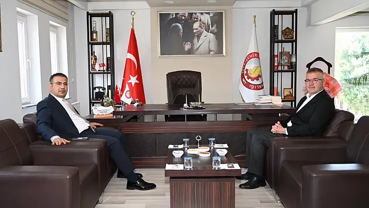 Kaymakam Kıyıcı'dan Başkan Ustaoğlu'na ziyaret