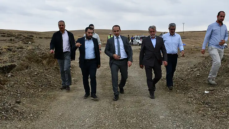 Kaymakam Polat Kulu Organize Sanayi Bölgesi altyapı çalışmaları inceledi