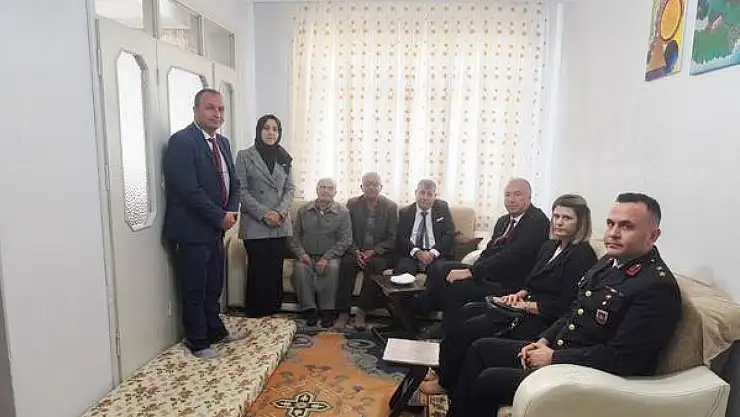 Kaymakam Tortop, Gazileri Ziyareti Etti
