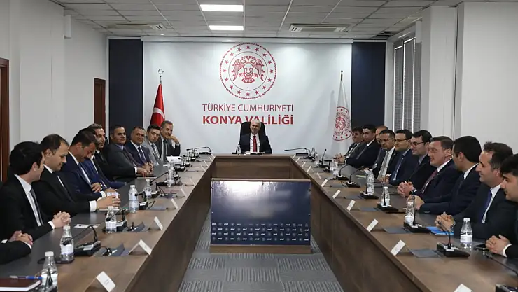 Kaymakamlar toplantısı Vali İbrahim Akın Başkanlığında yapıldı