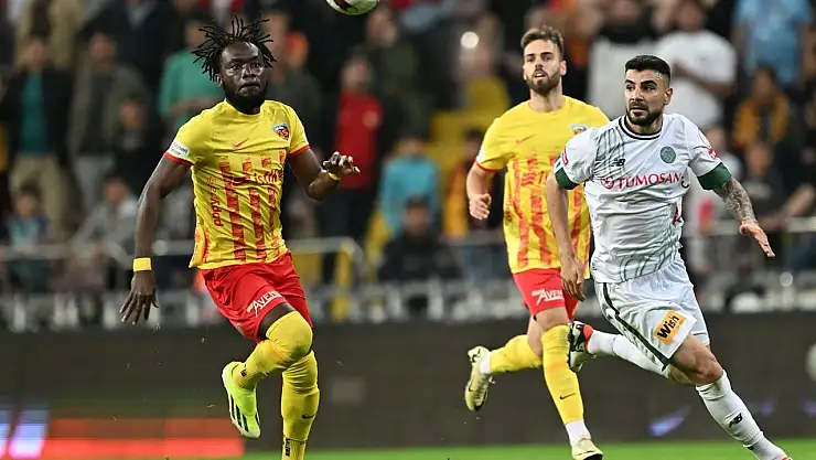 Kayserispor - Konyaspor karşılaşmasının Muhtemel 11'leri belli oldu!