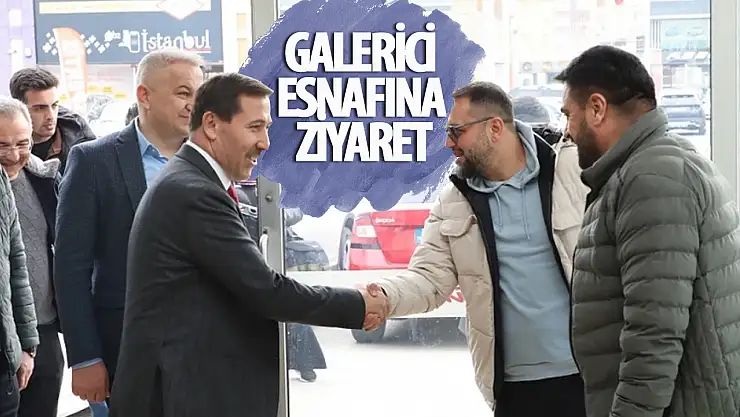 Kılca'dan galerici esnafına ziyaret