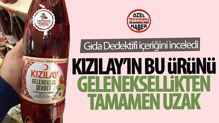 Kızılay'ın Geleneksel Şerbeti Ne Kadar Masum? Gıda Dedektifi İçeriğini Açıkladı