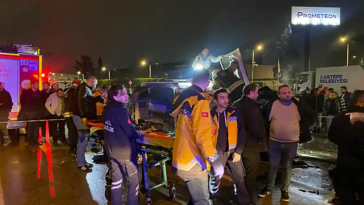 Kocaeli'de zincirleme kaza: 4 yaralı!