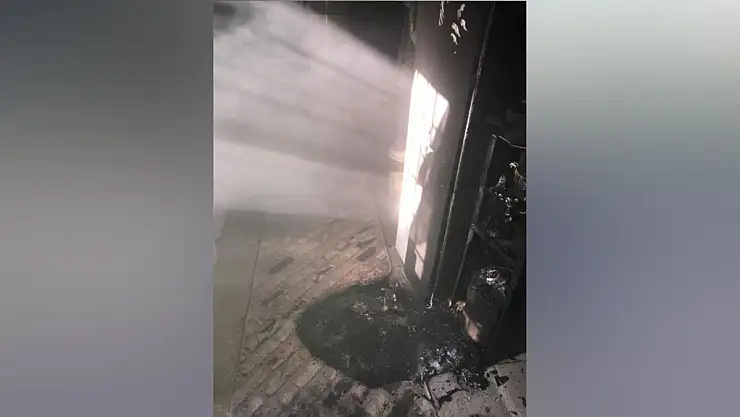 Kombi bomba gibi patladı