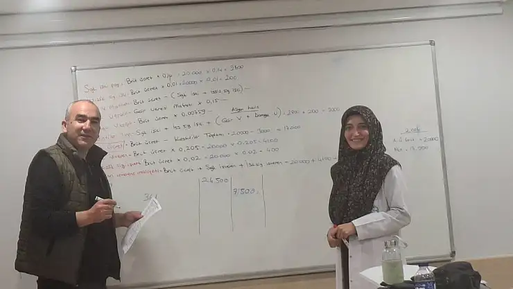 KOMEK ile muhasebe öğreniyorlar