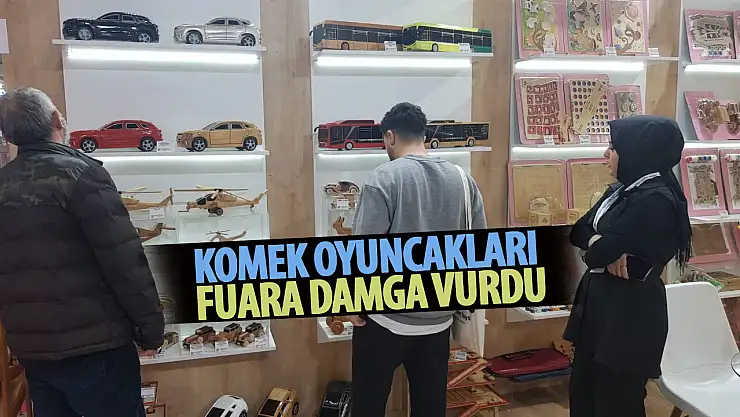 KOMEK oyuncakları fuara damga vurdu