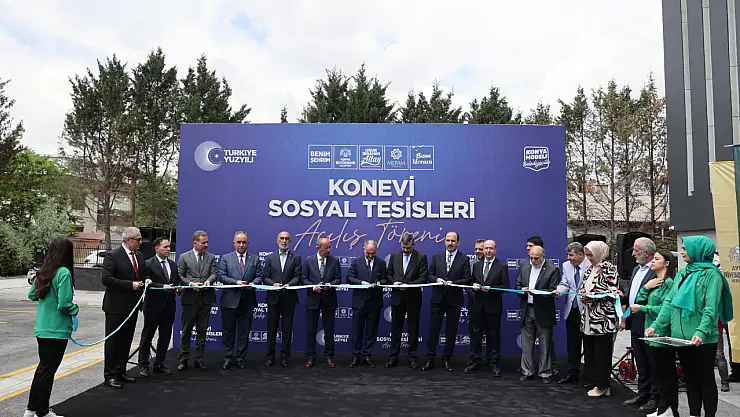Konevi sosyal tesisleri açıldı