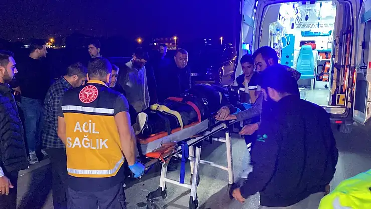 Kontrolden çıkan motosiklet devrildi: Sürücü ağır yaralandı!