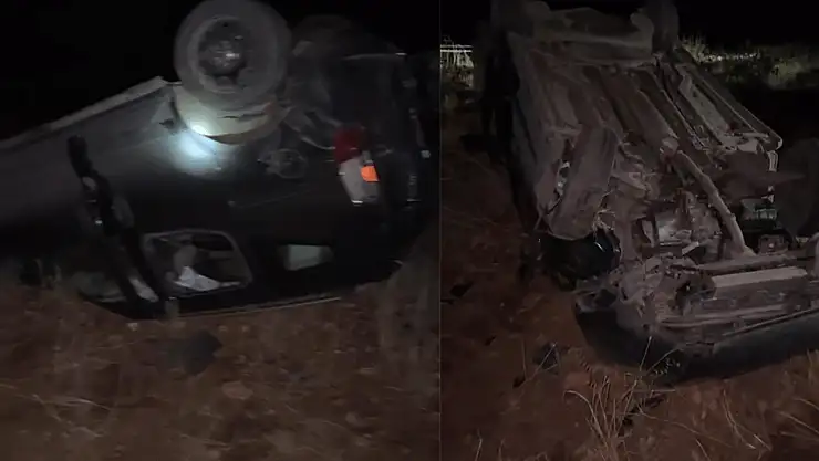 Kontrolden çıkan otomobil aileyi ayırdı