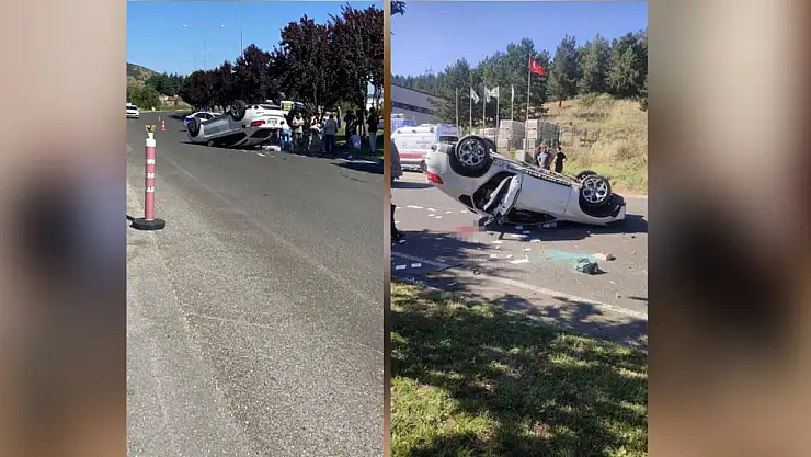 Kontrolden çıkan otomobil takla attı. Ölü ve yaralılar var