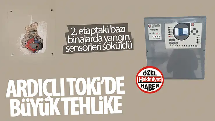 Konya Ardıçlı TOKİ'de Yangın Güvenliği Endişesi: Cihazlar 9 Aydır Takılmadı