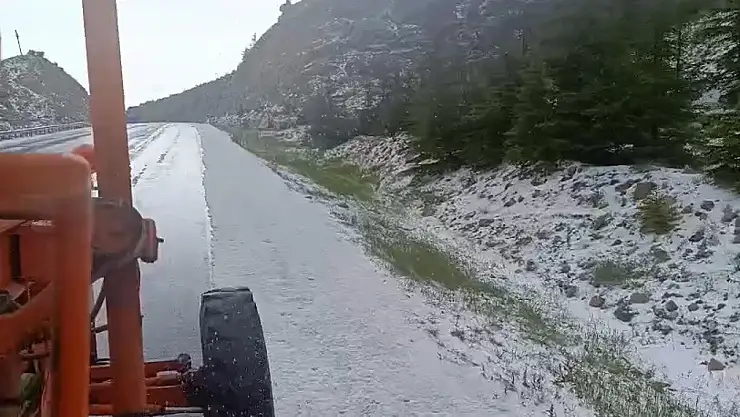 Konya beyaza büründü!