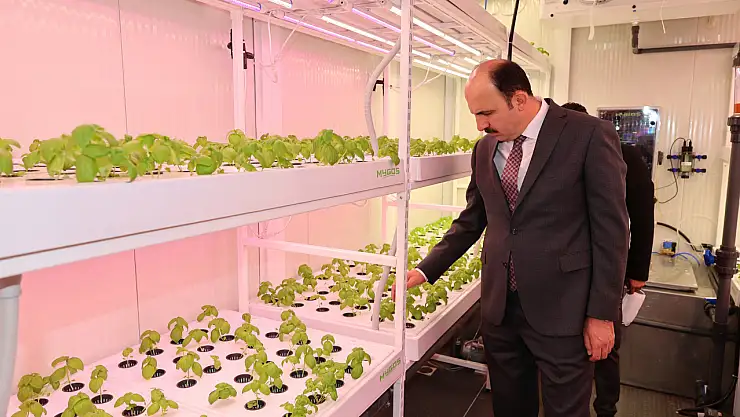 Konya Bilim merkezinde topraksız tarım alanı oluşturuldu