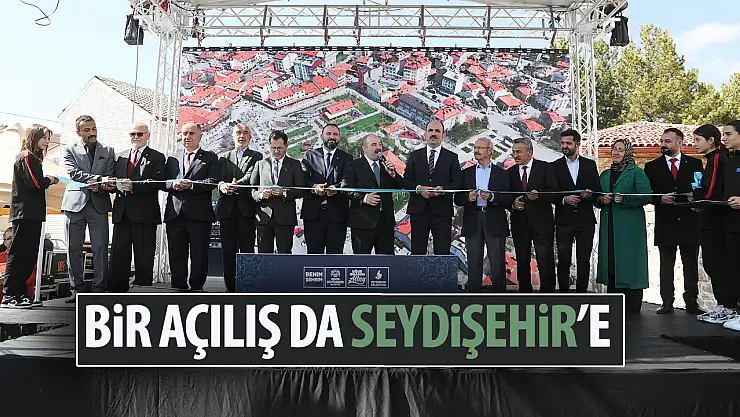 Konya Büyükşehir Belediyesi, Seydişehir'e Seyyid Harun Veli Türbesi Çevre Düzenlemesi'nin İkinci Etabını Açtı