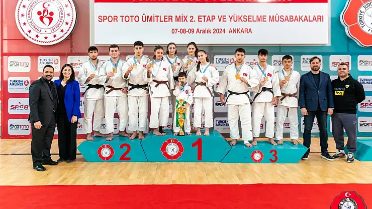 Konya Büyükşehir Belediyespor'un judoda bileği bükülmüyor