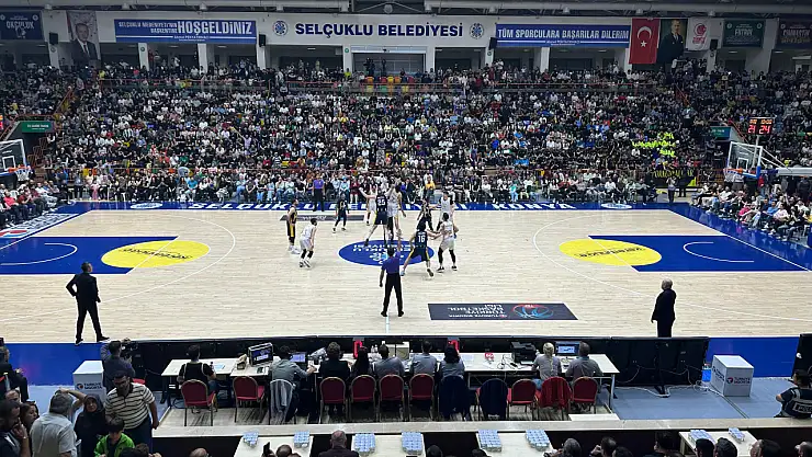 Konya Büyükşehir Belediyespor seriyi eşitledi, gözler Ankara'daki final maçında