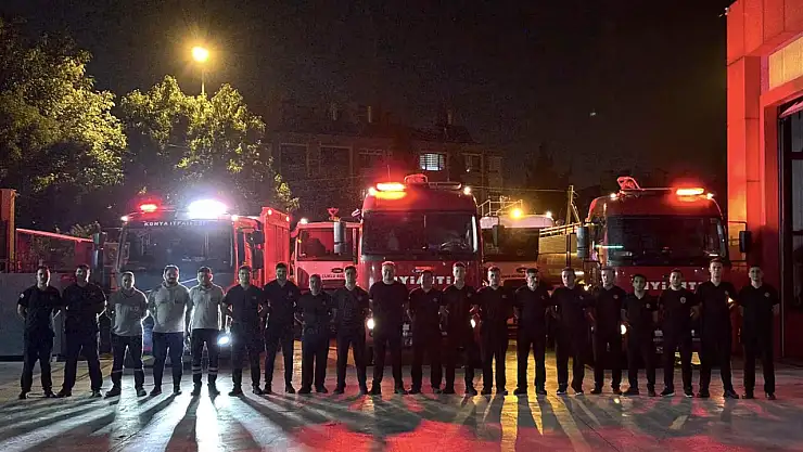 Konya Büyükşehir'den Bursa'daki orman yangınlarına destek