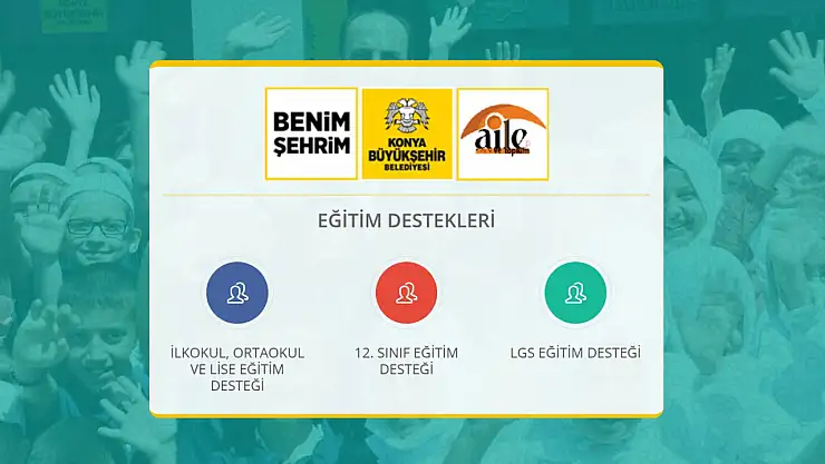 Konya Büyükşehir'den öğrencilere eğitim desteği