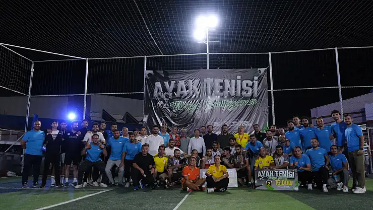 Konya Büyükşehir, Türkiye Ayak Tenisi Şampiyonası'na ev sahipliği yaptı